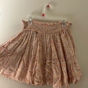Wild Fable Pink Floral Skater Skirt
